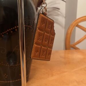 NWOT Louis Vuitton Chocolate Bar Key Chain/Bag Charm $350